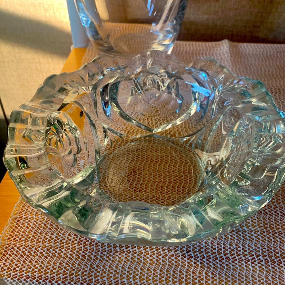 Vintage Pasari Crystal Indonesia clear crystal